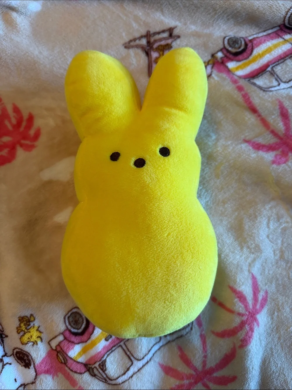 Yellow Bunny Plush Stuffed Animal Peeps Easter Holiday 9”